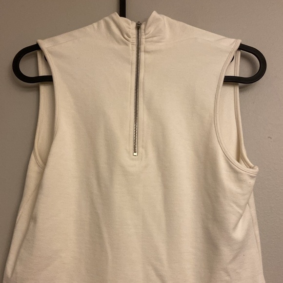 French Connection Ivory Layered Sleeveless Mini Dress Women’s size 4 - Picture 4 of 7